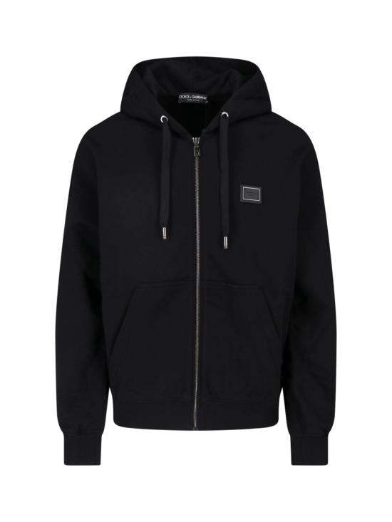 26FW 돌체앤가바나 후드 티셔츠 G9CEGT G7Q2O N0000 Black