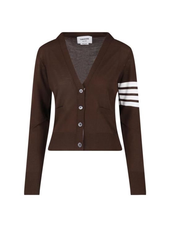 26FW 톰브라운 파인 메리노 울 4바 릴렉스 핏 가디건 FKC334A Y1014 208 Brown