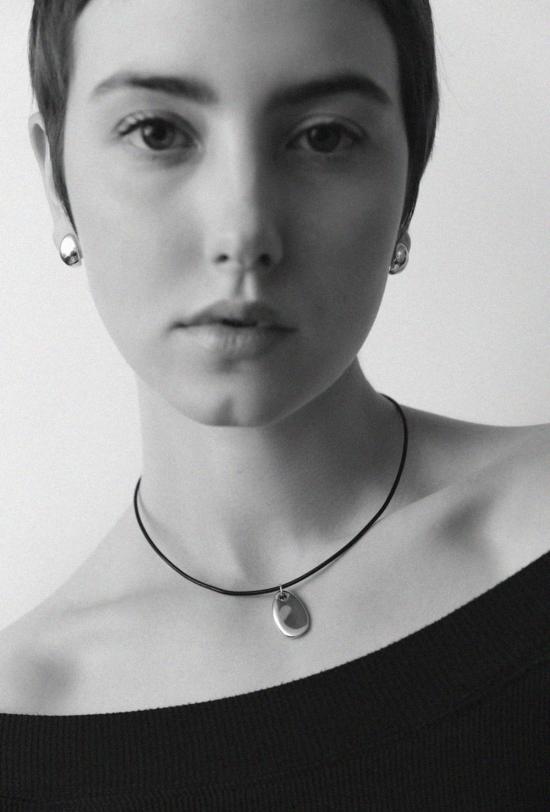  마슬로 주얼리 목걸이/팬던트 스몰 페블 펜던트 목걸이 - MASLO JEWELRY