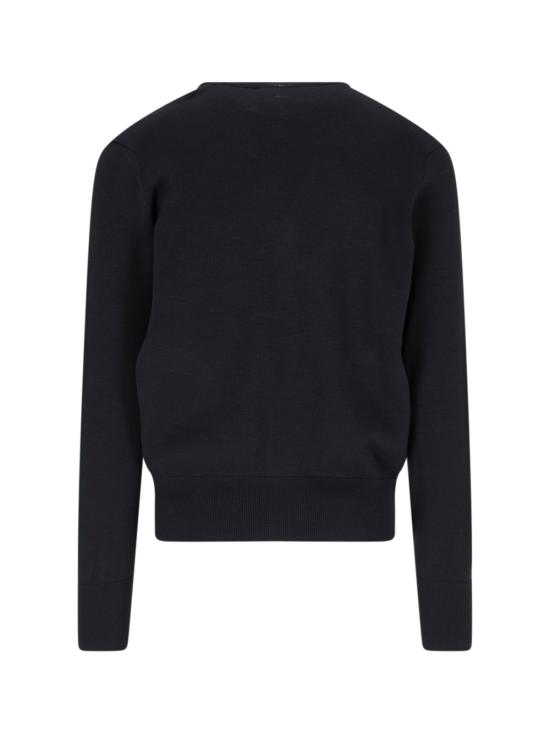 26FW 아미 ADC 울 V넥 가디건 HKC361 001 009 BLACK - AMI