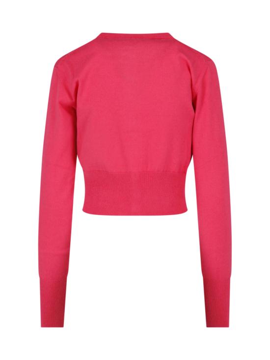 26FW 비비안웨스트우드 베아 크롭드 가디건 1803002U Y001V G406 Red - VIVIENNE WESTWOOD