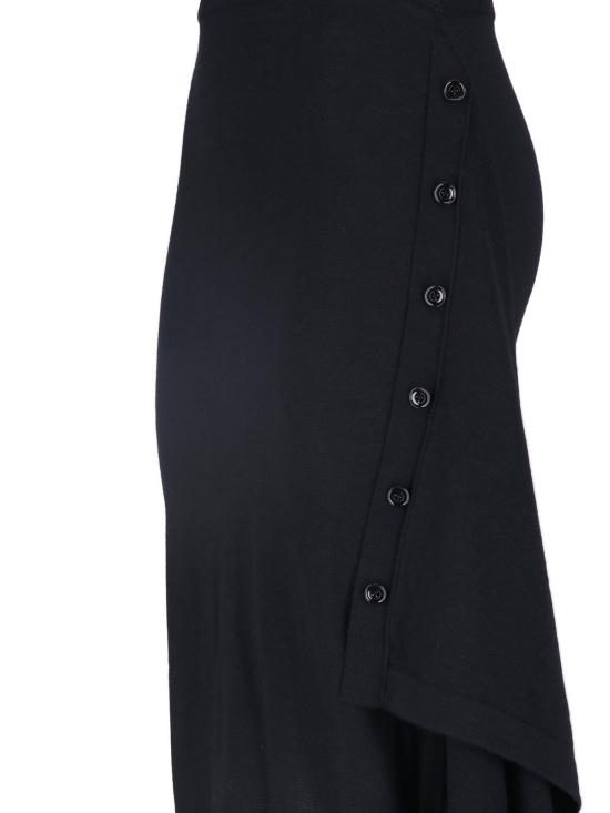 26FW 르메르 미디 스커트 SK1082 LK1063 BK999 Black - LEMAIRE