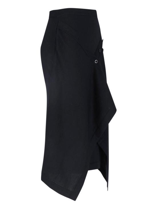 26FW 르메르 미디 스커트 SK1082 LK1063 BK999 Black - LEMAIRE