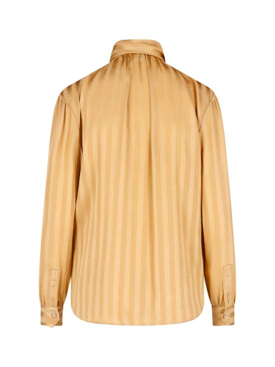26FW 생로랑 블라우스 873576 Y7J47 2601 Beige - SAINT LAURENT