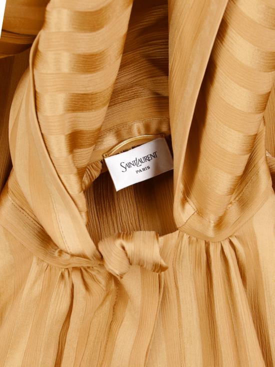 26FW 생로랑 블라우스 873576 Y7J47 2601 Beige - SAINT LAURENT