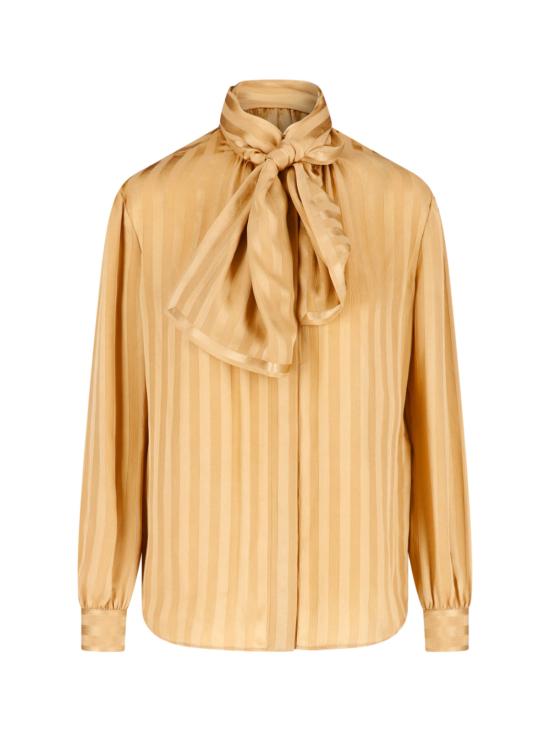 26FW 생로랑 블라우스 873576 Y7J47 2601 Beige