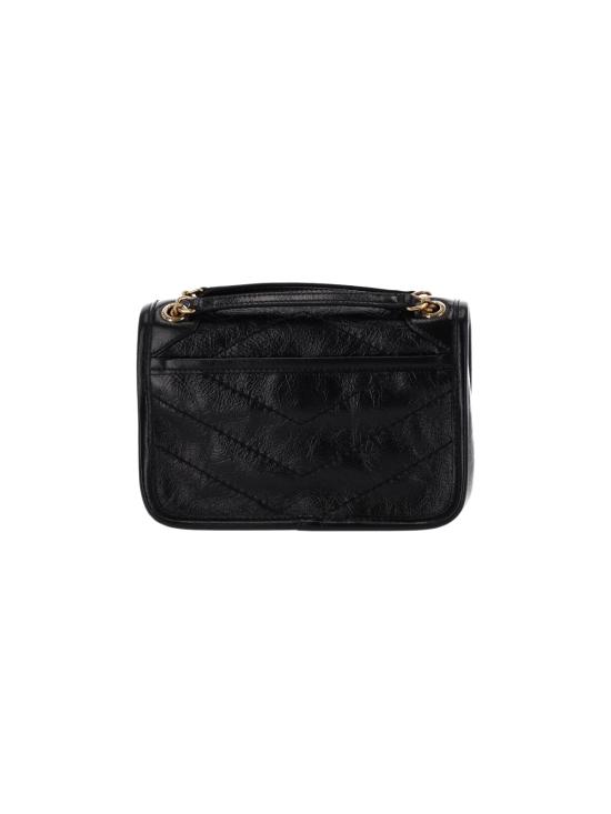 26FW 생로랑 빈티지 레더 니키 미니백 빈티지 레더 니키 미니백 846087 0EN07 1000 - SAINT LAURENT