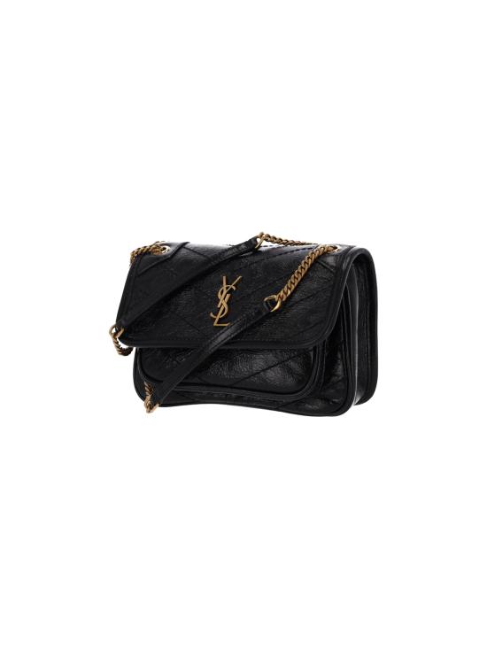 26FW 생로랑 빈티지 레더 니키 미니백 빈티지 레더 니키 미니백 846087 0EN07 1000 - SAINT LAURENT