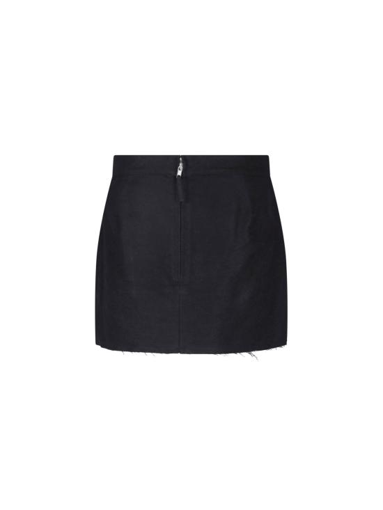 26FW 릭 오웬스 숏 스커트 RP02F5374 MOR 09 Black - RICK OWENS