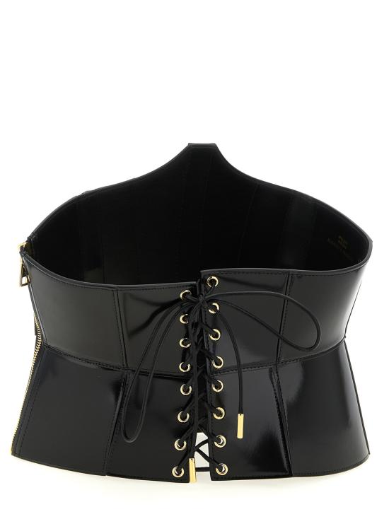 26FW 엘리자베타프랜치 와이드 벨트 CT28S66E2110 Black - ELISABETTA FRANCHI