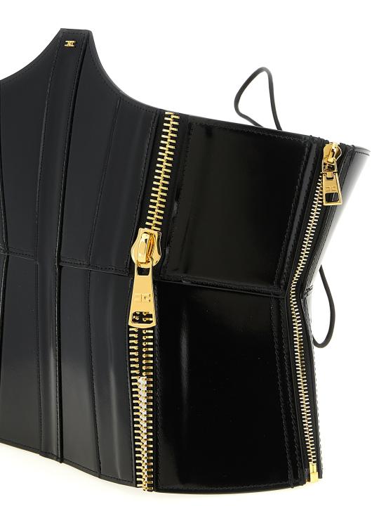 26FW 엘리자베타프랜치 와이드 벨트 CT28S66E2110 Black - ELISABETTA FRANCHI