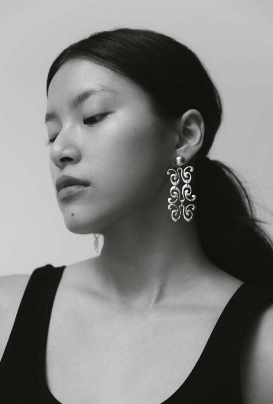  마슬로 주얼리 이어링 마르첼로 귀걸이 실버 - MASLO JEWELRY