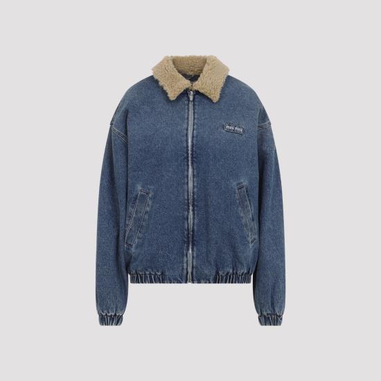 26FW 미우미우 데님 자켓 GWB317SOOO 192U F0008 BLEU - MIU MIU