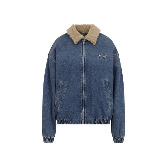 26FW 미우미우 데님 자켓 GWB317SOOO 192U F0008 BLEU - MIU MIU