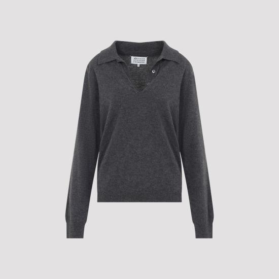 26FW 마르지엘라 폴로 티셔츠 S51GL0083 M13302 859 MEDIUM GREY - MAISON MARGIELA
