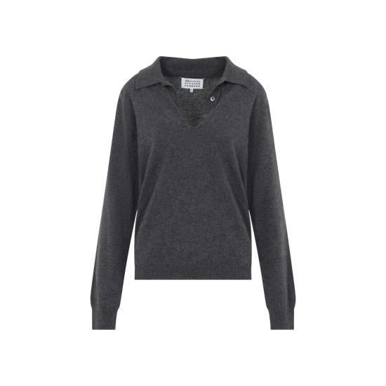 26FW 마르지엘라 폴로 티셔츠 S51GL0083 M13302 859 MEDIUM GREY - MAISON MARGIELA