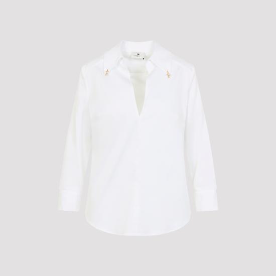 26FW 엘리자베타프랜치 셔츠 CA19366E2 100 BIANCO - ELISABETTA FRANCHI