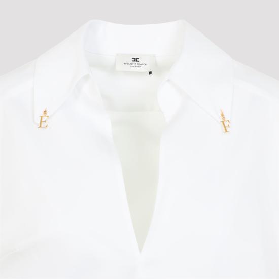 26FW 엘리자베타프랜치 셔츠 CA19366E2 100 BIANCO - ELISABETTA FRANCHI