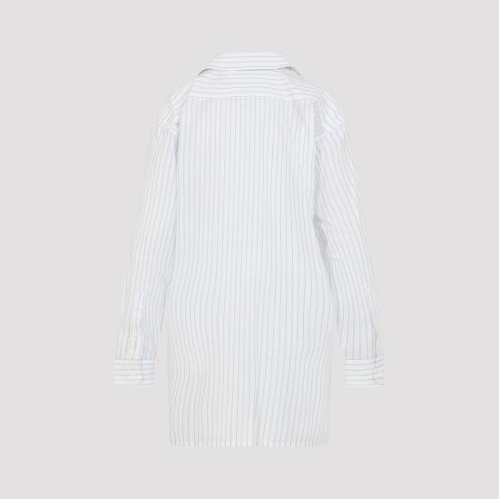 26FW MM6 메종마르지엘라 셔츠 S52DT0066 M36012 001F WHITE BLUE - MM6 MAISON MARGIELA