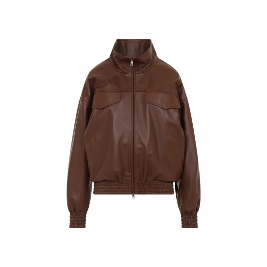 26SS 발렌시아가 하이 칼라 블루종 872004 TUS11 2135 CASTOR - BALENCIAGA