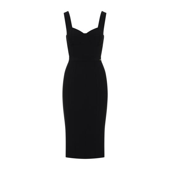 26FW 엘리자베타프랜치 미디 원피스 AB98566E2 110 NERO - ELISABETTA FRANCHI