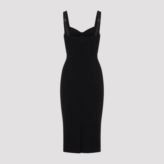 26FW 엘리자베타프랜치 미디 원피스 AB98566E2 110 NERO - ELISABETTA FRANCHI
