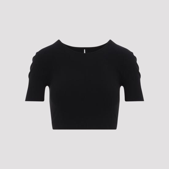26FW 월포드 반팔 티셔츠 53501 7005 BLACK