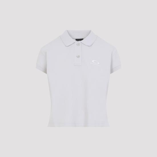 26SS 발렌시아가 폴로 티셔츠 858098 TTVT8 9060 DIRTY WHITE - BALENCIAGA