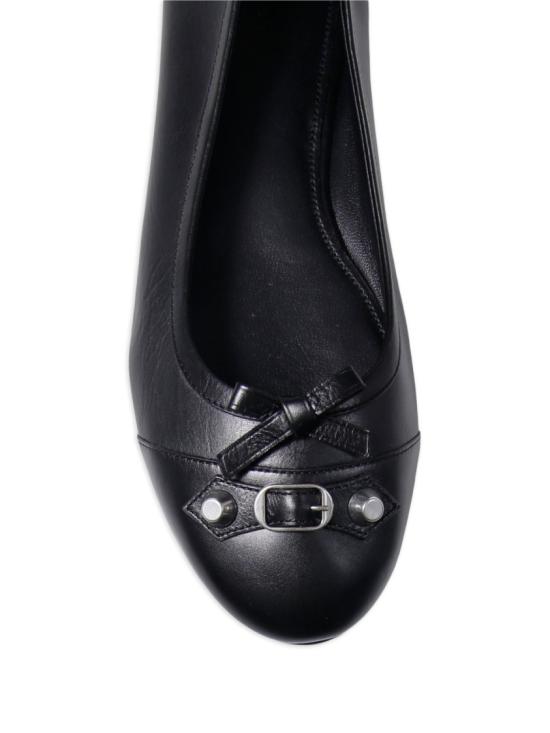 26SS 발렌시아가 플랫 슈즈 854369WBDH51081 Black - BALENCIAGA