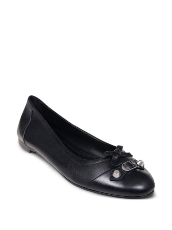 26SS 발렌시아가 플랫 슈즈 854369WBDH51081 Black - BALENCIAGA