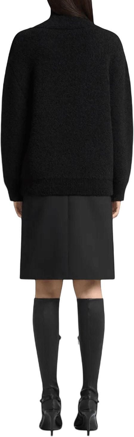 26FW 쿠레쥬 터틀넥 COURREGES326MPU288FI00869999BOUCLETTETURTLENECKROLLNECKSBLACK - COURREGES