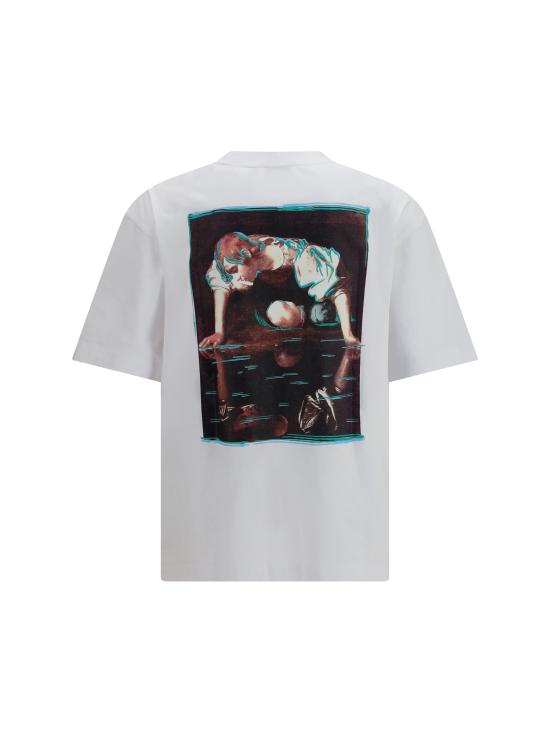 26FW 오프화이트 반팔 티셔츠 OMAA120F26JER01210 100 WHITE - OFF WHITE