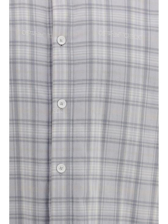 26FW 오프화이트 긴팔 셔츠 OMES01FF26FAB00100 050 GREY - OFF WHITE