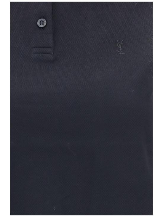 26SS 생로랑 폴로 티셔츠 862601Y37ZE 1000 BLACK - SAINT LAURENT