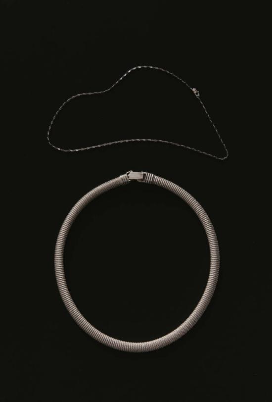  마슬로 주얼리 목걸이/팬던트 미렐 칼라 목걸이 실버 - MASLO JEWELRY