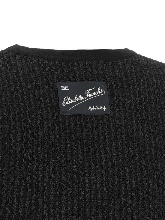 26FW 엘리자베타프랜치 민소매 티셔츠 TK01S66E2110 Black - ELISABETTA FRANCHI