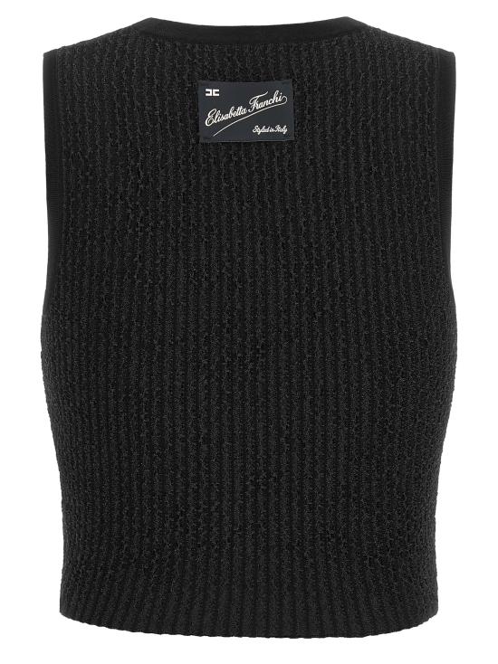 26FW 엘리자베타프랜치 민소매 티셔츠 TK01S66E2110 Black - ELISABETTA FRANCHI