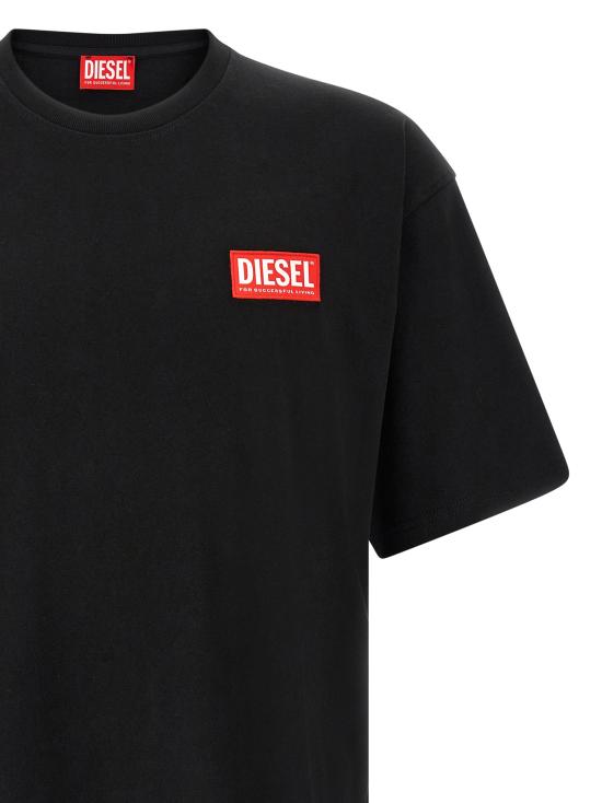 26FW 디젤 반팔 티셔츠 A149470NIAR9XX Black - DIESEL