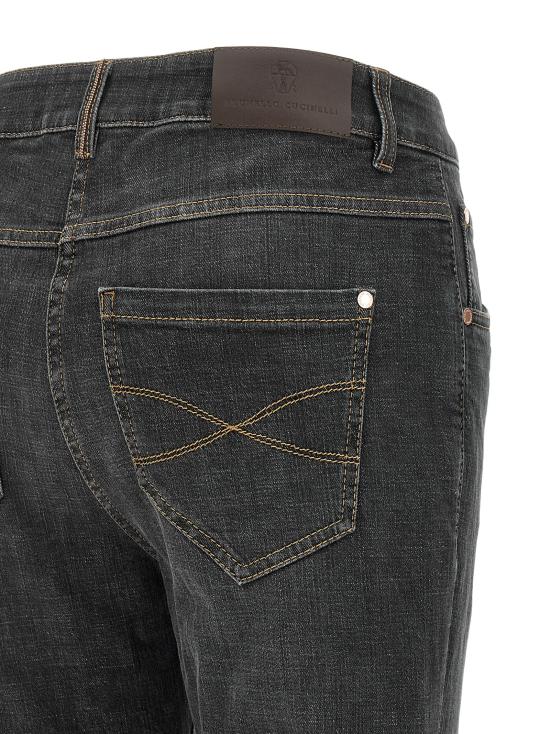 26FW 브루넬로 쿠치넬리 데님 팬츠 MB065P5679C8341 Gray - BRUNELLO CUCINELLI