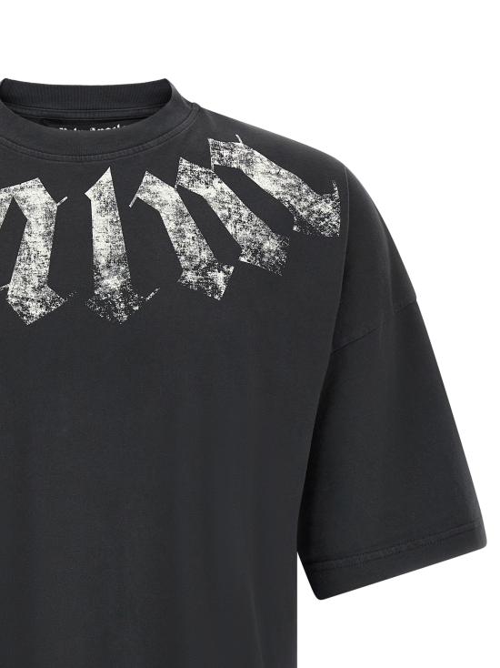 26FW 팜앤젤스 반팔 티셔츠 PAMAA003JR0011003 Black - PALM ANGELS