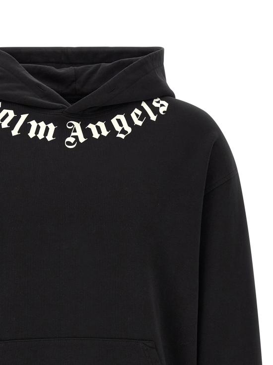 26FW 팜앤젤스 후드 티셔츠 PAMBB003FL0011003 Black - PALM ANGELS