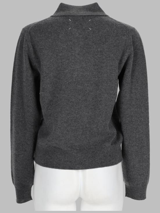 26SS 마르지엘라 폴로 니트 톱 S51GL0068 M13225859M GREY - MAISON MARGIELA