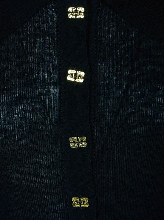 26SS 가니 폴로 티셔츠 A1070260 099 NERO - GANNI