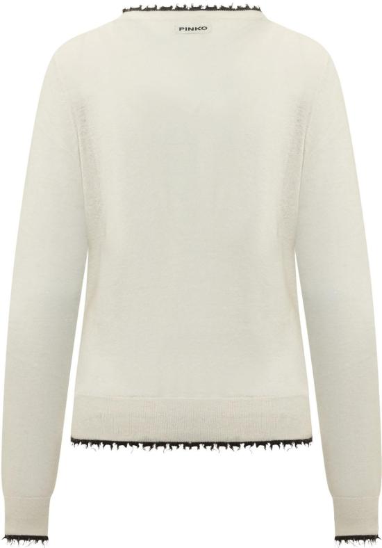 26FW 핑코 스웨터 107328A3IQZ03 WHITE - PINKO