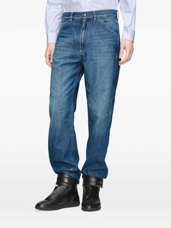 26FW 마르지엘라 데님 팬츠 S50LA0252M30021 964 OLD BLUE SPOTS - MAISON MARGIELA
