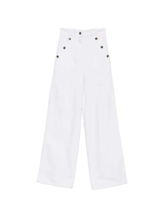 26FW 막스마라 스트레이트 팬츠 2621136091600 001 BIANCO