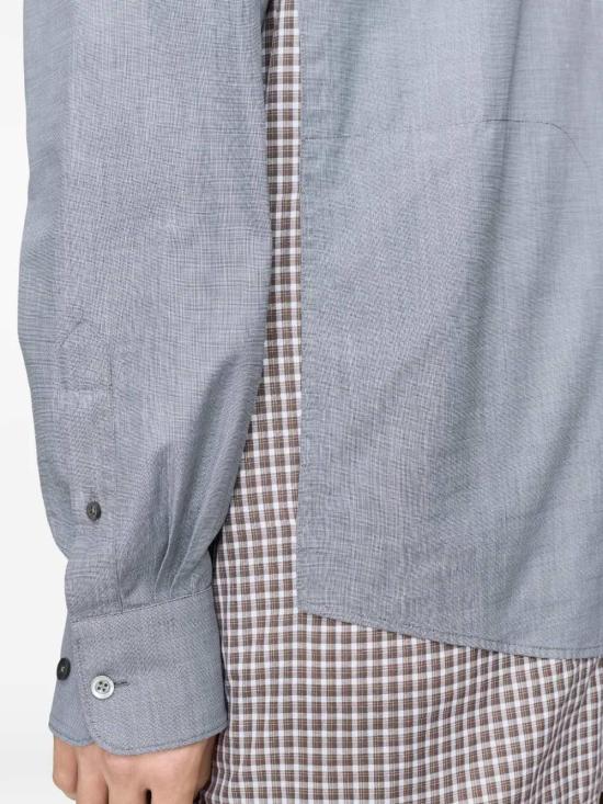 26FW 마르지엘라 긴팔 셔츠 S50DT0079MTN178 961 GREY BROWN CHECK - MAISON MARGIELA