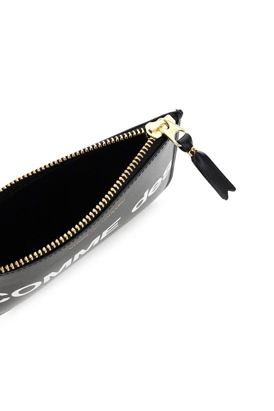 26FW 꼼데가르송 휴즈 로고 파우치 지갑 SA8100HL BLACK - COMME DES GARCONS