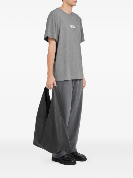 26FW MM6 메종마르지엘라 Numeric 코튼 티셔츠 SH0GC0071M20170 856M GREYMELANG - MM6 MAISON MARGIELA