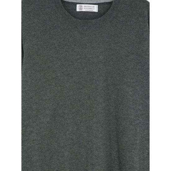 26FW 브루넬로 쿠치넬리 캐시미어 니트 M2200100 CHE50 GREY - BRUNELLO CUCINELLI